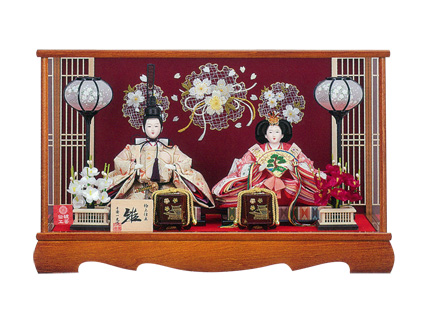 芥子二人 雪輪桜