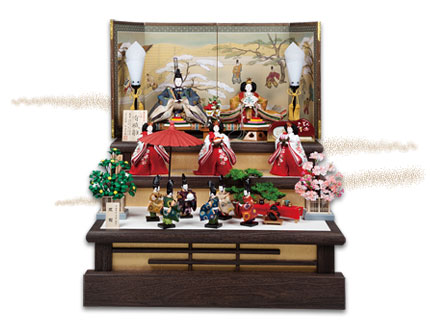 御所蹴鞠三段飾り