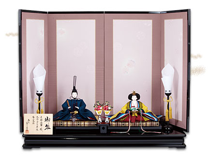 衣裳着皇宮立雛飾り