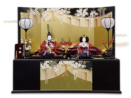 藤桜陣幕収納飾り