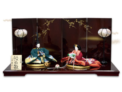 尊正作 手描京友禅親王飾り