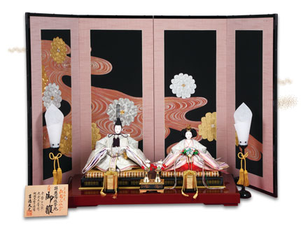 京七番高級 帯地親王飾り