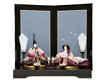 大島紬親王飾り