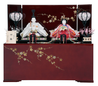 手描き彩色収納飾り