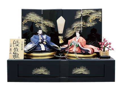 半収納京友禅手描親王飾り