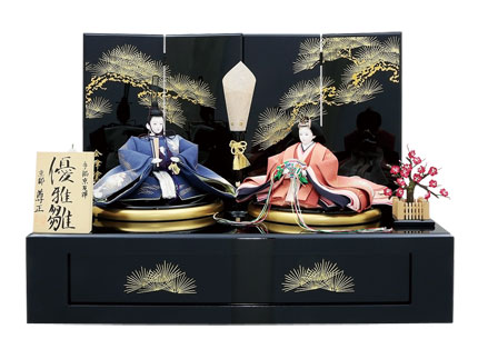 半収納京友禅手描親王飾り