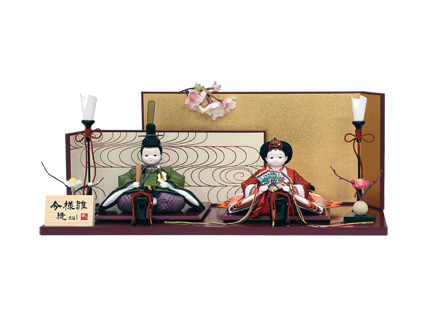 今様雛平飾り