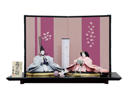 京友禅桜刺繍親王飾り