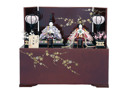 式正冠夢香雛収納飾り