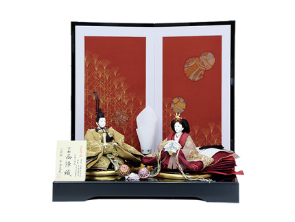 西陣織京八番親王飾り