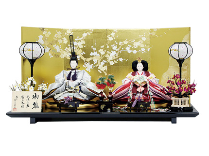 正絹帯地親王飾り