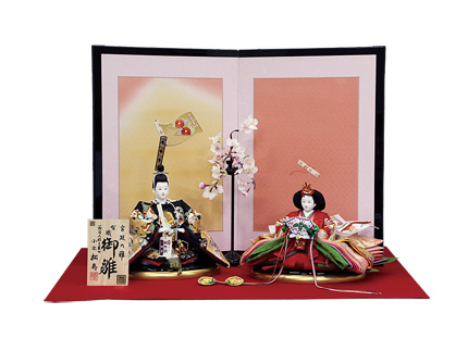 金彩京刺繍平飾り