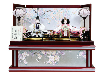 真珠雛収納飾り