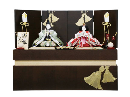 雪輪刺繍金房収納飾り