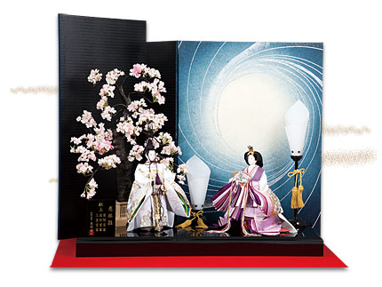 衣裳着立雛飾り