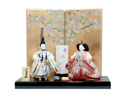 おぼこ立雛平飾り