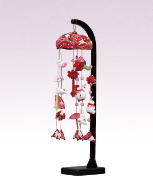 つるし飾り【うさぎっ子】ちりめん