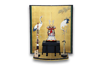 奉納鎧（白糸）飾り