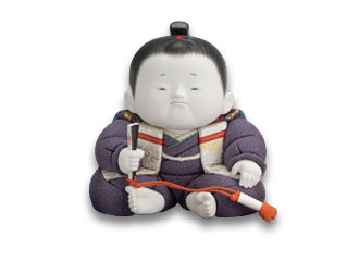 未来派 おさな大将 木目込雛