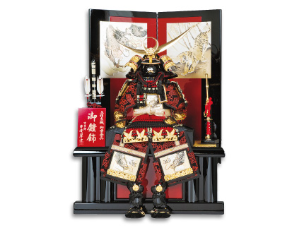 10号上杉鎧収納飾り