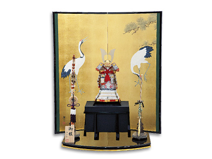 奉納鎧（白糸）飾り