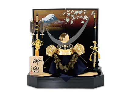 着用兜上杉謙信床飾り