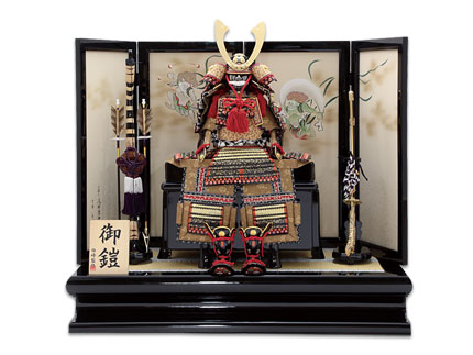 8号鎧飾り（本革縅）