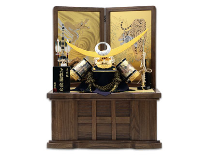 兜上杉謙信収納飾り