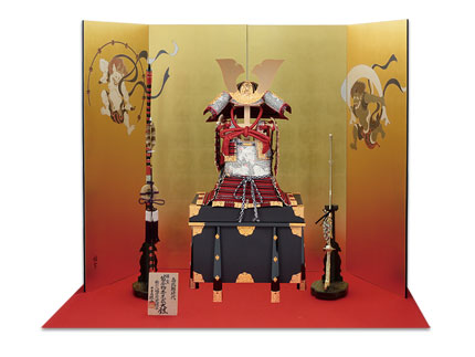 奉納大鎧床飾り