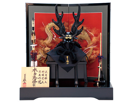 兜本多忠勝公床飾り