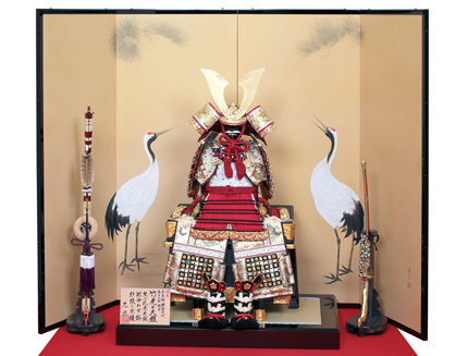 12号竹虎之大鎧床飾り