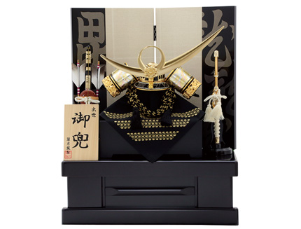 10号兜上杉謙信収納飾り