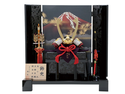 和紙小札辰広作兜飾り