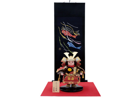 わらべ武者タペストリー飾り