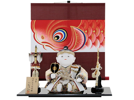 江戸おさな大将掛軸飾り