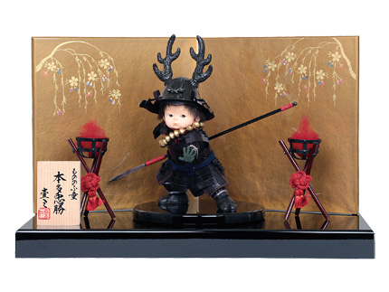 もののふ童忠勝公飾り