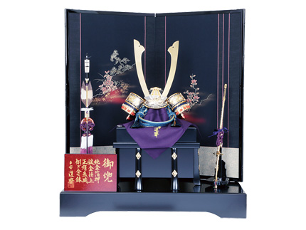 兜10号勝虫兜飾り