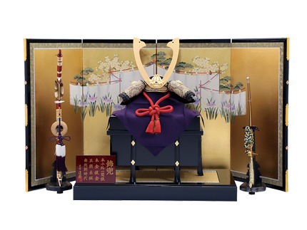 兜18号一閑張陣幕飾り