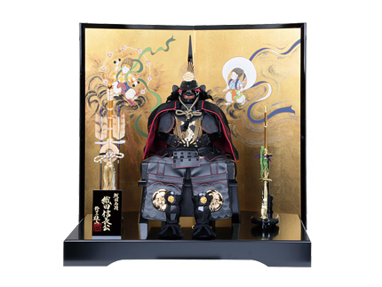 鎧7号吉法師子供風神雷神飾り