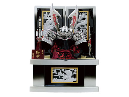 着用兜木彫り龍虎収納飾り