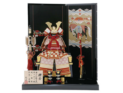 紅白敷目威鎧飾り
