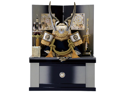 尾張甲冑収納飾り